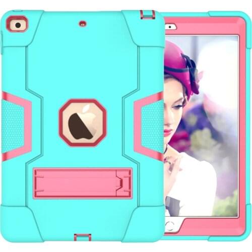 Heavy Duty Armor Shockproof Silicone Cover for iPad 10.2 7th Gen A2198 A2197 A2200 10.2" Case Tablet Funda Capa Case for Kids