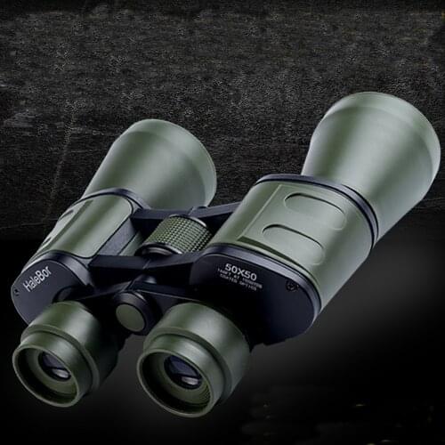 50x50 HD Zoom Binoculars Military HD Powerful Large Eyepiece Telescope BAK4 FMC Optical Hunting Outdoor Sports Camping