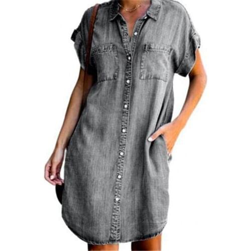 Yvlvol Fashion Denim Dresses