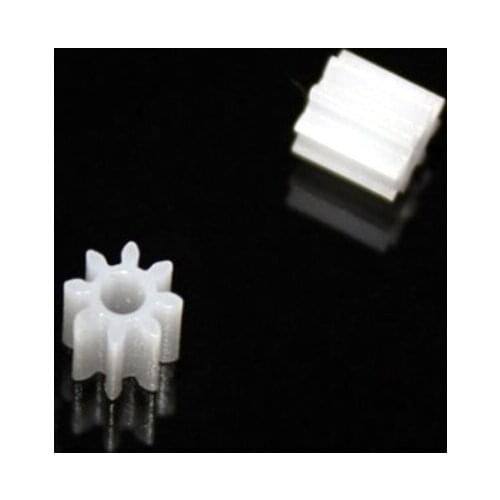 0.5M 8T 1.95MM 2MM Main Shaft Spur Plastic Gear DIY Car Model Motor Accessories 82A