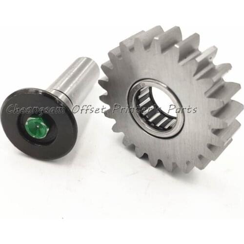 1 Set Water Shaft Gear 22 Teeth 71.030.229 Intermediate Gear & 71.030.236 Pin for SM102 CD102