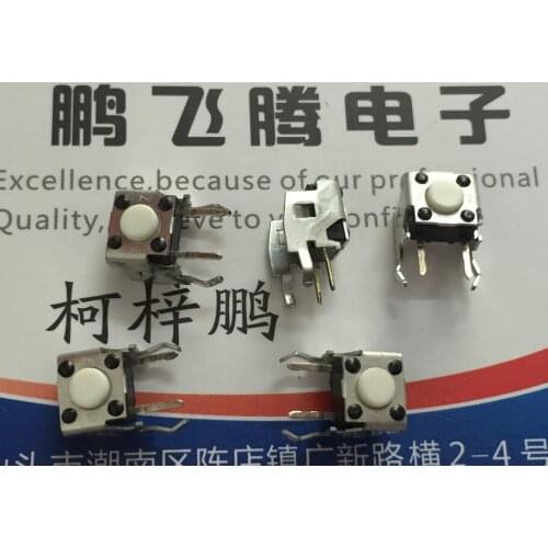 10PCS/lot EVQPF003M Original Japanese panasonic side foot 6*6*4.3MM touch switch key switch with bracket