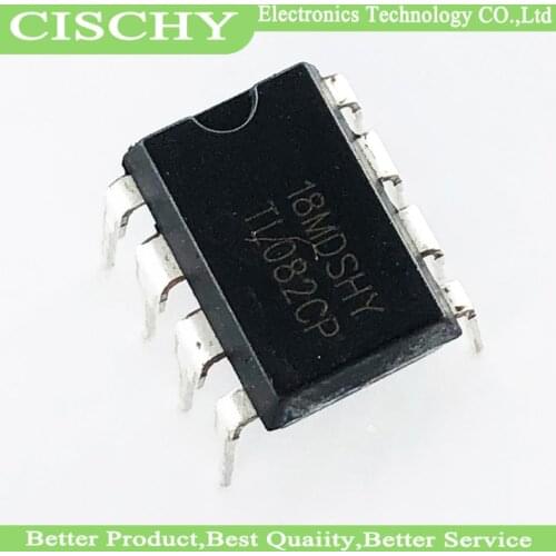 10pcs/lot TL082CP TL082CN TL082 DIP-8 In Stock