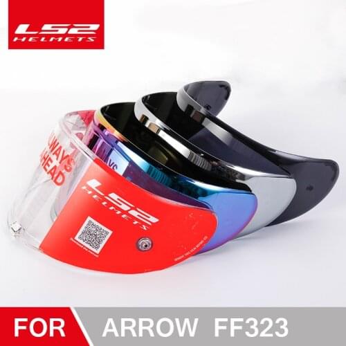 100% original LS2 FF323 ARROW motorcycle helmet black visor carbon fiber helmet Transparent Lens two colors full helmet visor