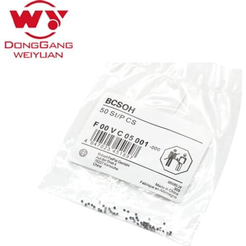 100pcs/lot High quality repair kit steel ball F00VC05001 common rail parts, common rail repair kit, ceramic ball 1.34 F00VC05001