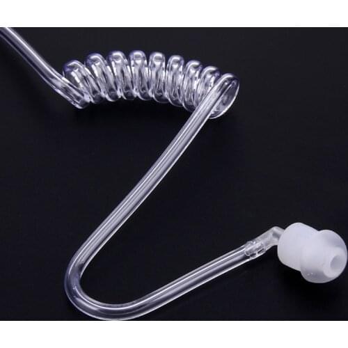 3.5mm Throat MIC Headset Covert Acoustic Tube FBI Earphone for iphone X3UB