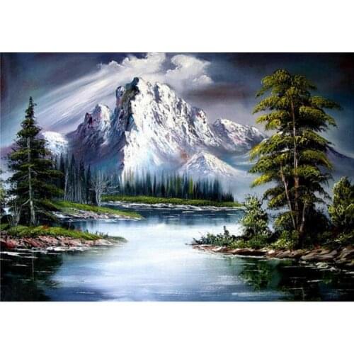 5d diamond painting full drill square,mountain landscape,painting diy,mosaic pattern
