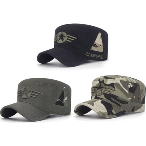 United States Baseball Cap Military Captain Hat Men Fashion Sailor Costume Hats Summer Camo Snapback Soldier Flat Hunting Caps