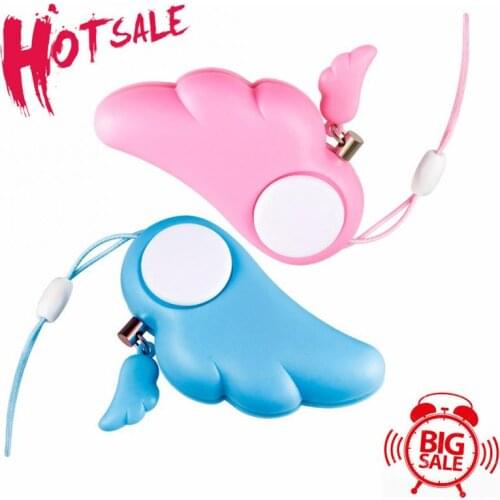 Self Defence Keychain Alarm Personal Protection Girl Women Security Rape Alarm 90dB Loud Self Defense Supplies Emergency Alarm