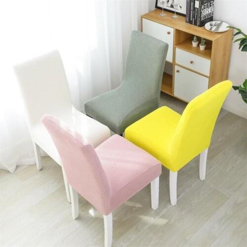 Chair Cover Slipcover Stretch Elastic Spandex Seat Cover for Office Wedding Banquet Hotel Home Solid Color Chaise Chair Covers