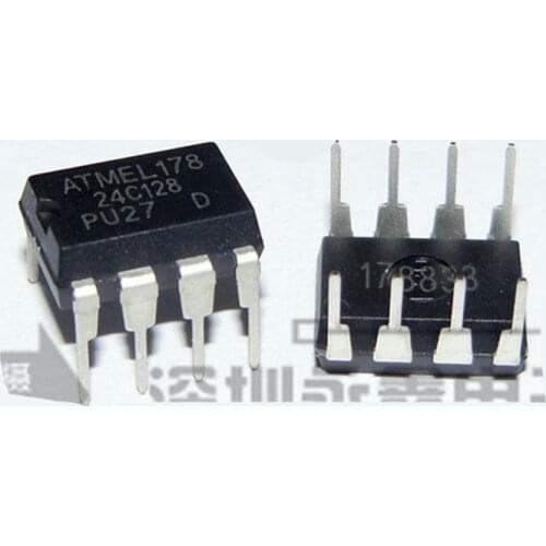 5-10PCS Memory Chip 24C128 AT24C128-PU27 AT24C128 DIP-8 AT24C128N AT24C128AN SOP-8