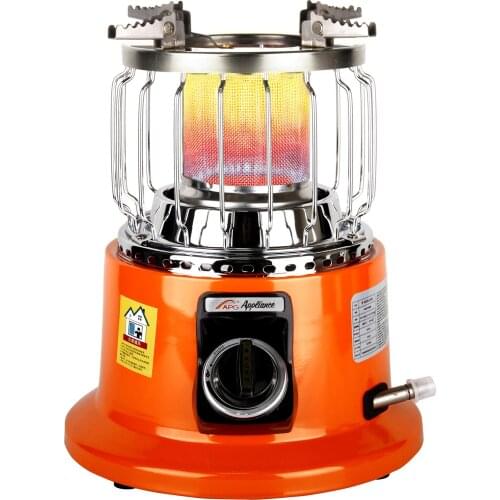 2 In 1 3000W Gas Heater Camping Stove Warm Heating For Indoor Outdoor Cooking Backpacking Ice Fishing Hiking Camping Equipment