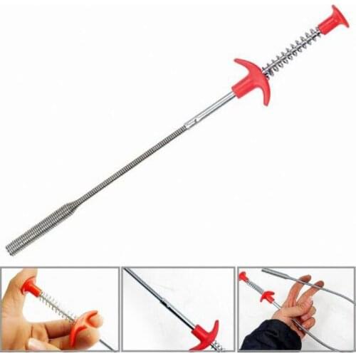 60cm 4 Claw Flexible Long Reach Pick Up Tool Spring Grip Narrow Bend Curve Grabber Spring Grip Tool For Home Garden Usage DN145