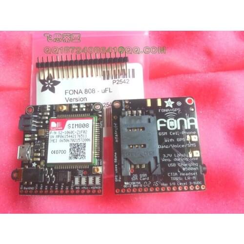 2542 RF Development Tools FONA 808 - Mini Cellular GSM + GPS Breakout