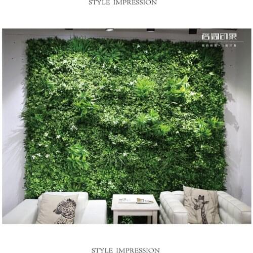 40x60cm artificial turf grass mat Green Artificial Plant Lawns Landscape Carpet moss wall for party home garden decoration