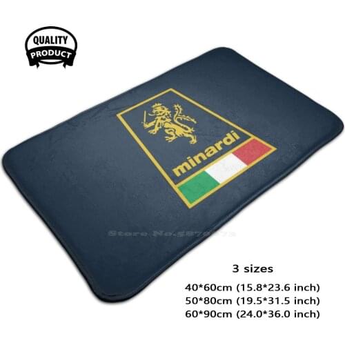 Minardi F1 Soft Foot Pad Room Goods Rug Carpet Minardi Grand Prix Racing Team Minardi Classic Retro Tifosi Webber Fernando