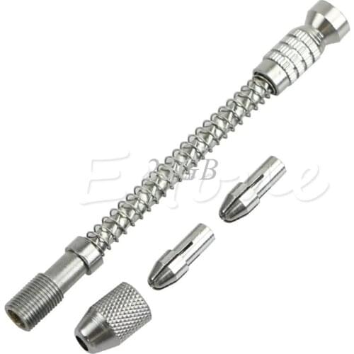 Mini Pin Vise Wood Spiral Hand Push Drill Chuck For Jewelry Tool Micro Twist Bit A03_20