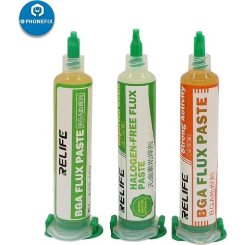 Strong activity Halogen free Relife BGA Flux Paste 10CC RL-420 RL-421 RL-422 Soldering Paste Flux BGA SMD PGA PCB Repair Flux