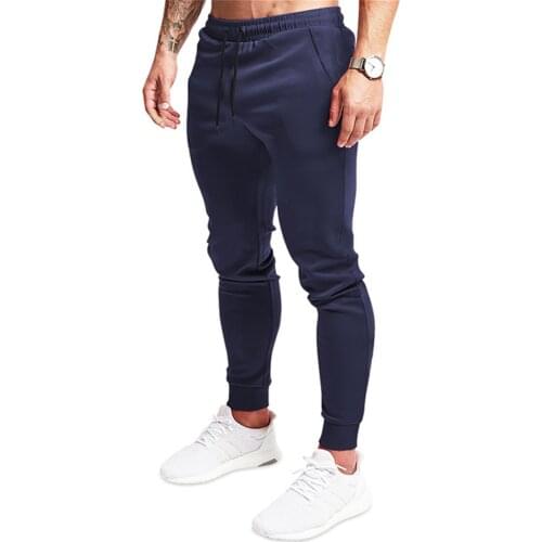Men Fitness Hip Hop Pants Joggers Sweatpant Athletic Training Slim Long Trousers