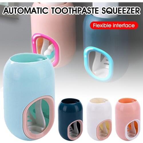 Wall Mounted Automatic Toothpaste Dispenser Toothpaste Squeezers Self-adhesive Bathroom Accessories dispensador pasta dientes