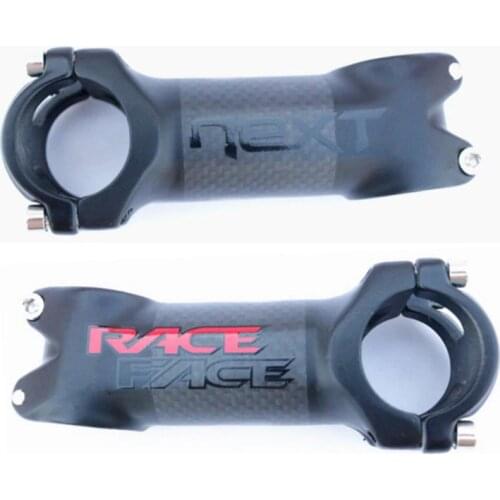 Next race face stem alloy + 3k carbon fiber stem matte black +glossy sticker road bike MTB bicycle stem cycling 60--120mm