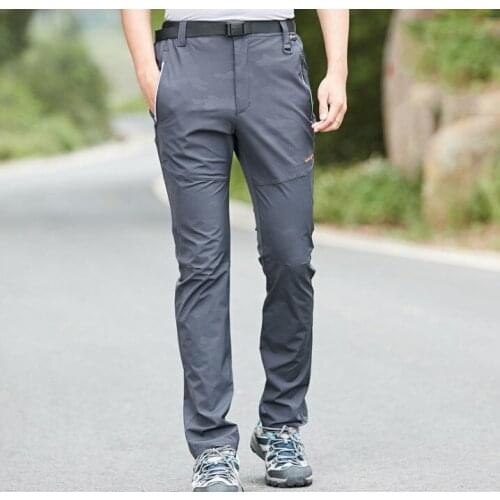 New Summer Camouflage Quick Dry Breathable Waterproof Trousers Male Plus Size Comfortable Outdoor Fishing Hiking Pants