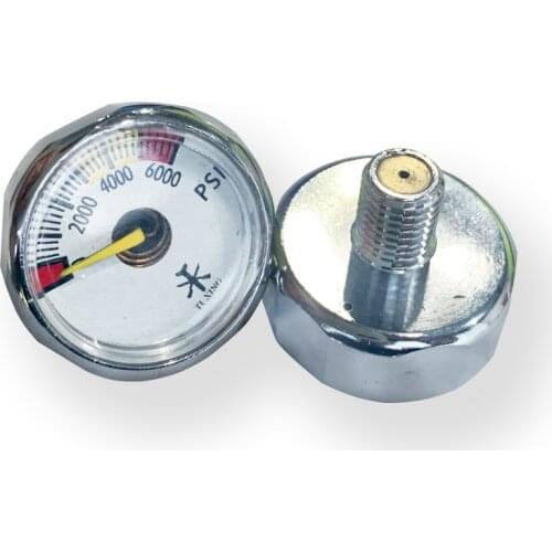 PCP Pump Paintball PCP Air Rifle Gun Mini Micro Pressure Gauge Manometre Manometer M8*1