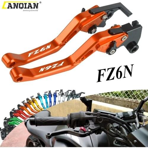 Motorcycle CNC Adjustable Foldable Extendable Brake Clutch Levers For YAMAHA FAZER600 FZ6N FZ 6N 1998 1999 2000 2001 2002 2003