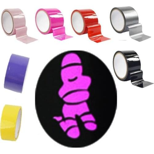 Slave Self-adhesive Tape Static Bondage Restraints Blindfolds Role Play Adult Games Hand Cuff Erotic Rope Toys For Couples