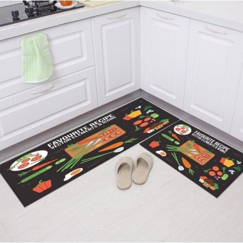 Modern Anti-slip Home Kitchen Mat Cartoon Soft Rug Bath Long Strip Absorption Doormat Entrance Balcony Hotel Living Room Carpet
