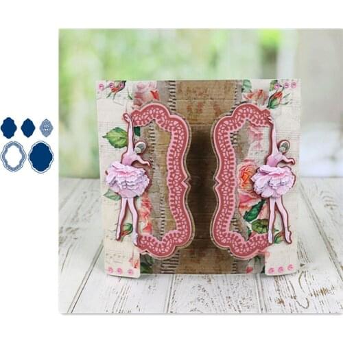 Irregular Photo Frame Cutting Dies Scrapbook Dariy Decoration Stencil Embossing Template DIY Greeting Card Handmade