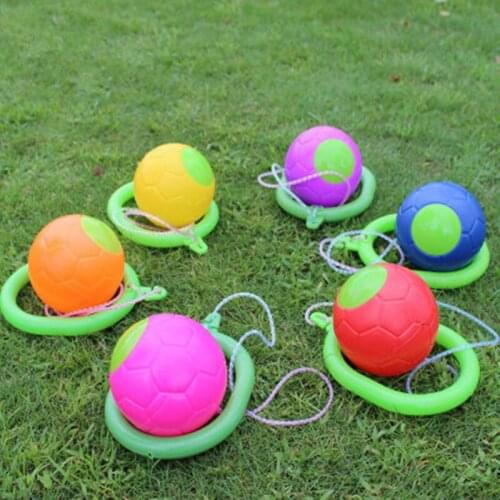 1PC Skip Ball Outdoor Fun Toy Ball Classical Skipping Toy Exercise coordination and balance hop jump playground may toy ball