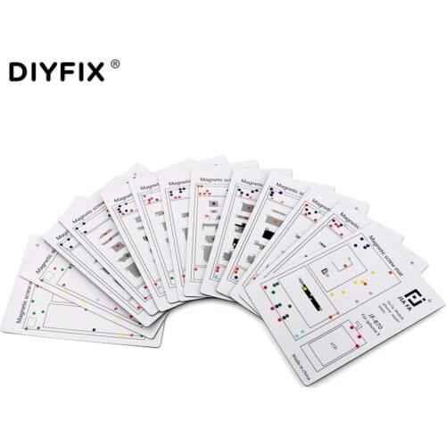 13in1 Professional Magnetic Screw Mat for iPhone 4/4s/5/5s/6/6Plus/6s/6sPlus/7/7Plus/8/8Plus/X Guide Screw Pad Keeper Chart Mat