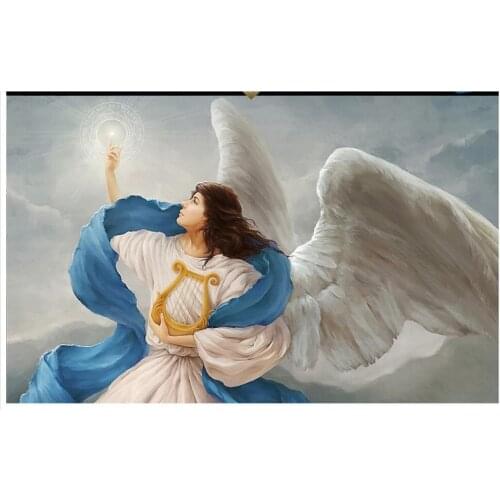 3D wall murals wallpaper custom picture mural Angel oil painting wall paper background wall decoration 3d living room wallpaper