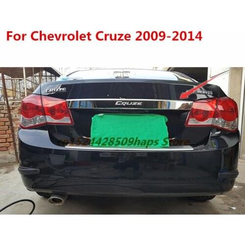 Car-styling for Chevrolet Cruze 2009-2014 Sedan Rear Boot Door Trunk Lid Cover Trim TAILGATE GARNISH Accessories