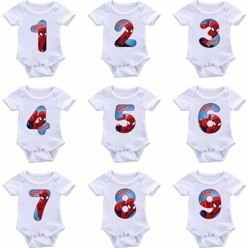 New Cartoon Daddy Superhero Print Baby Rompers Body Suits Newborn Boys Girls One-Pieces Clothes Baby Onesie Ropa Bebe Jumpsuit