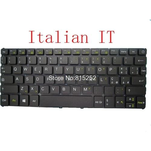 Laptop Keyboard For Selecline 10.1 CW10Q3 876890 873828 Black Without Frame New United States US/United Kingdom UK/Italian IT