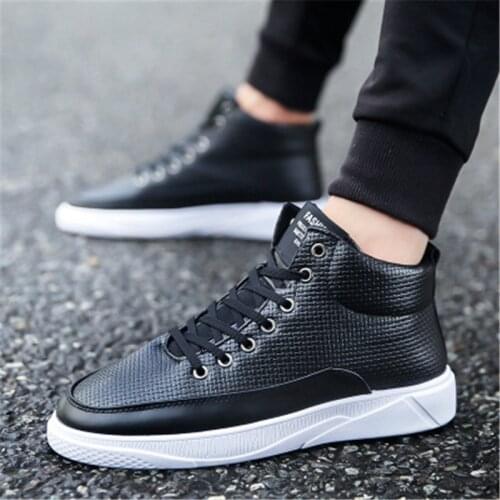 Mens shoes large size 39-44 fashion high canvas casual shoes stitching mens vulcanized shoes 2018 spring lace running shoes