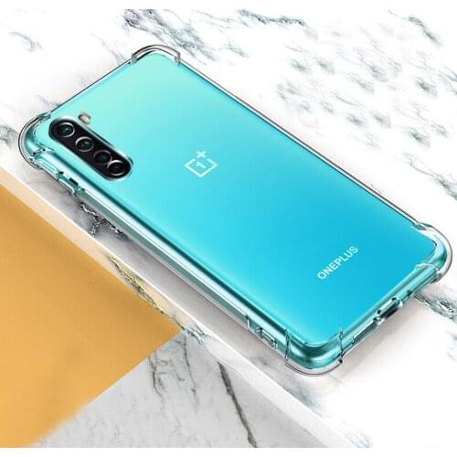 Soft Transparent TPU case For OnePlus Nord airbag shockproof Protective back cover case for One Plus Nord 5G 1+Nord shell