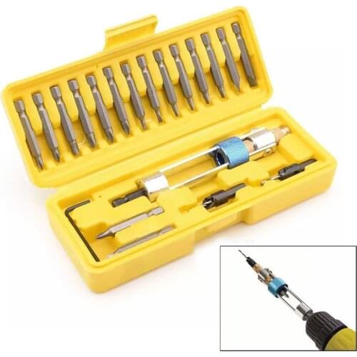 20PCS Swap Drill Bit Half Time Drill Driver Swivel Head Quick-Change Driving Repair Tools Set