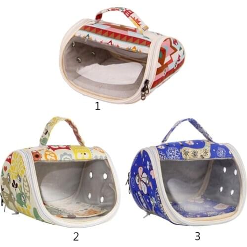 Bird Carrier Parrot Hamster Travel Bag Breathable Cockatiel Conure Outgoing Bag Chinchilla Ferret Carrying Bag