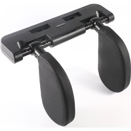 Car Seat Headrest Pillow Support Travel Sleeping Cushion Memory Foam Leather Car Neck Pillow Universal Car Assessoires Interior