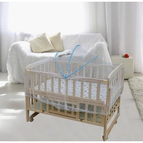 Baby Crib Mosquito Net Tent Premium Anti-fall Anti-bite Nursery Mosquito Net Stylish Sturdy Unisex Infant Crib Tent Net