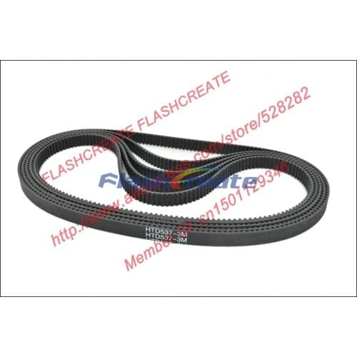 POWGE 5pcs HTD3M Belt 537 3M Synchronous Belt Teeth 179 Width 6/9/15mm Length 537mm Rubber Closed-Loop Belt 537-3M High Quanlity