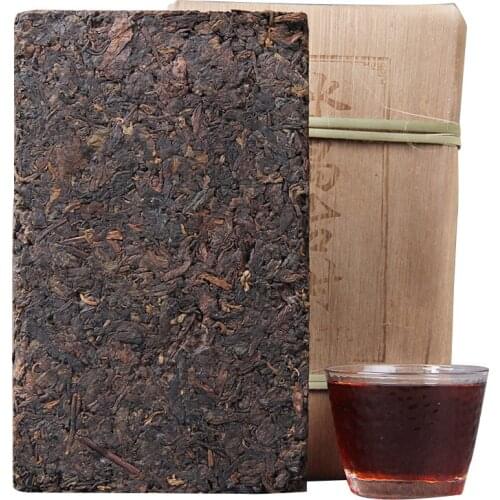 The Oldest Tea Chinese Yunnan Old Ripe 250g China Tea Health Care Pu'er Tea Brick For Weight Lose Green food Tea