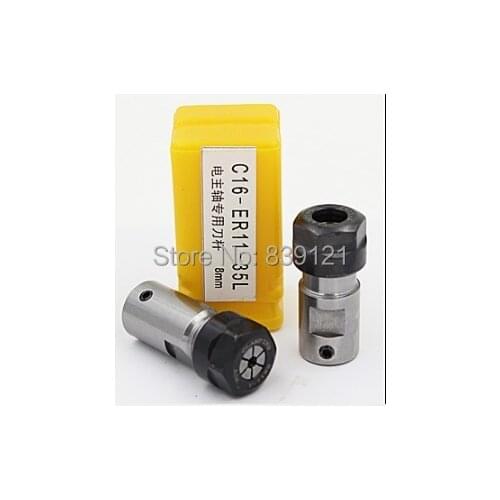 Spindle machine tool clamping rod ER11 shaft 8 motor lengthened clamping knife engraving machine