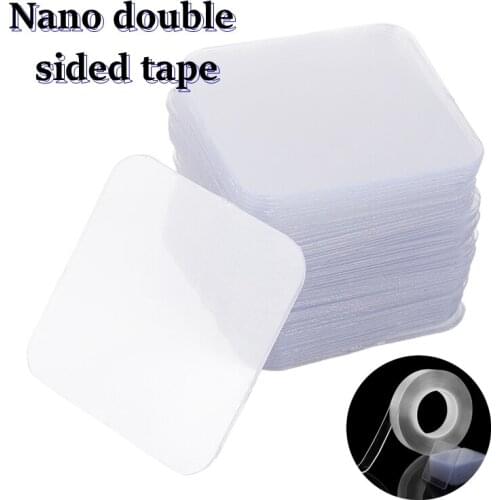 Strong Nano Double-sided Tape Transparent Nano Seamless Reusable No Mark High Quality Matte Home Removable Universal Tape