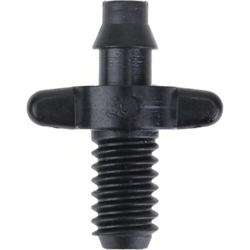 50Pcs 6mm Male Thread Single Barbed 4/7 Mm Hose Connector for Drip Irrigation Lawn Watering Fitting Garden Tools