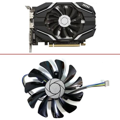 NEW 85mm 4pin HA9010H12SF-Z RX460 4GB Cooler Fan Replace For MSI Inno3D P106 960 GeForce GTX 1060 AERO ITX 3G 6G Video card Fan