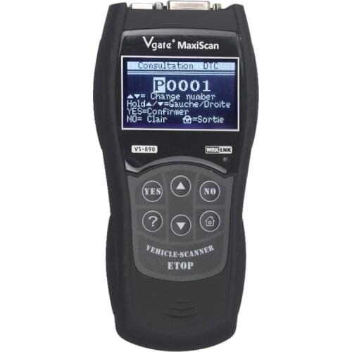 Vgate VS890 OBD2 Scanner VS-890 OBDII Code Reader Support OBD OBDII CAN Protocols 13 Languages Better